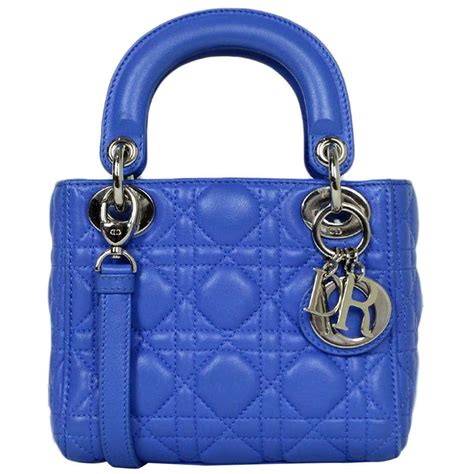 lady Dior bag blue